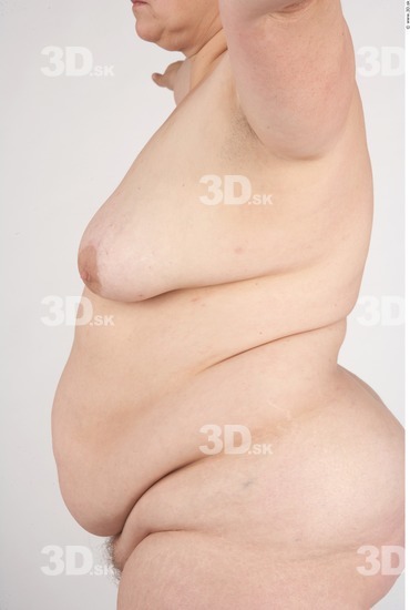 Upper Body Whole Body Woman Nude Slim Overweight Studio photo references