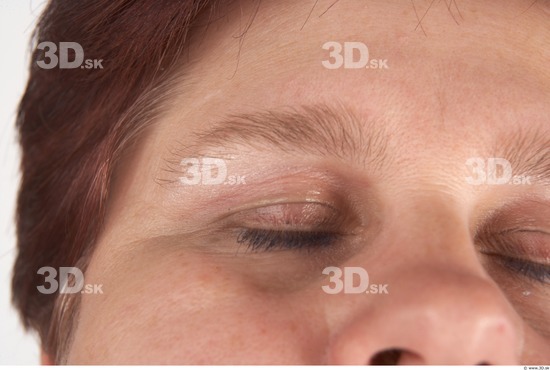 Eye Whole Body Woman Slim Overweight Studio photo references