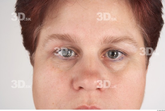 Eye Whole Body Woman Slim Overweight Studio photo references