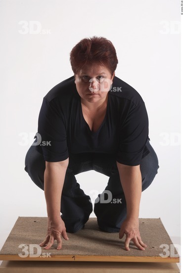 Whole Body Woman Other White Casual Overweight