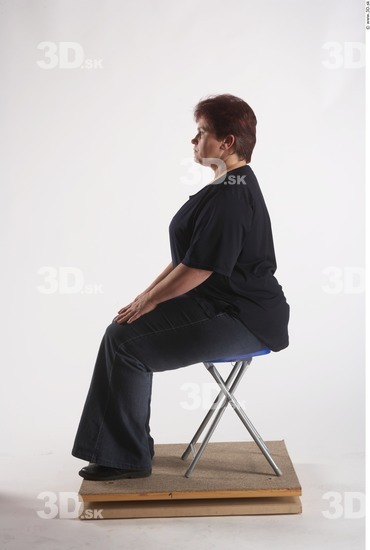 Whole Body Woman Artistic poses White Casual Overweight