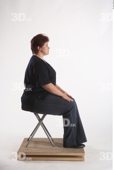 Whole Body Woman Artistic poses White Casual Overweight