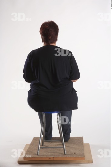 Whole Body Woman Artistic poses White Casual Overweight