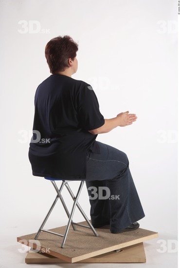 Whole Body Woman Artistic poses White Casual Overweight