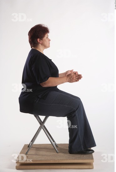 Whole Body Woman Artistic poses White Casual Overweight