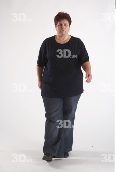 Whole Body Woman Animation references White Casual Overweight