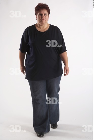 Whole Body Woman Animation references White Casual Overweight