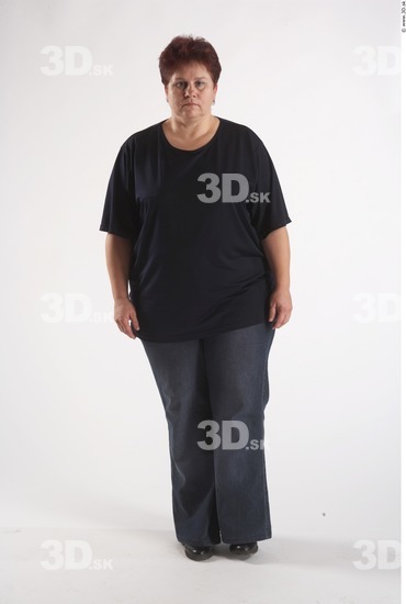 Whole Body Woman Animation references White Casual Overweight