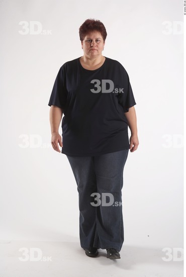 Whole Body Woman Animation references White Casual Overweight