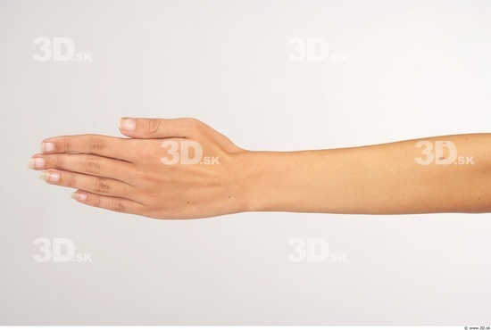 Hand Whole Body Woman Slim Studio photo references