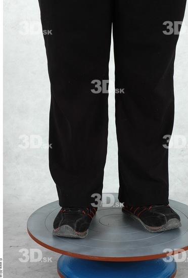 Calf Whole Body Woman Asian Casual Overweight Studio photo references