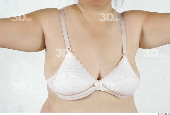 Chest Whole Body Woman Asian Underwear Overweight Studio photo references