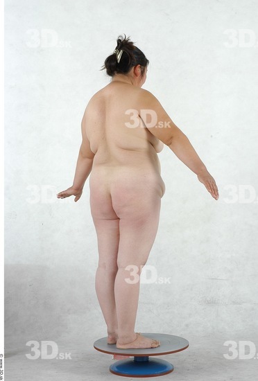 Whole Body Woman Asian Nude Overweight Studio photo references