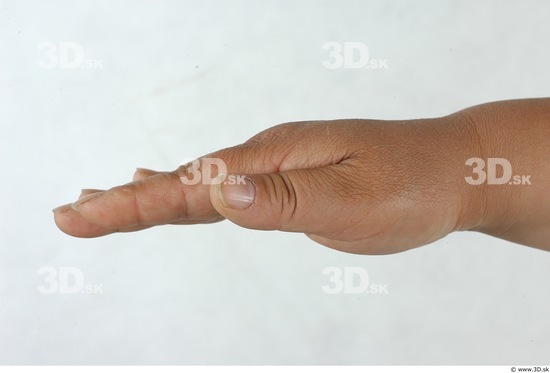 Hand Whole Body Woman Asian Overweight Studio photo references