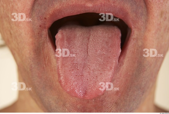 Whole Body Tongue Man Muscular Average Studio photo references