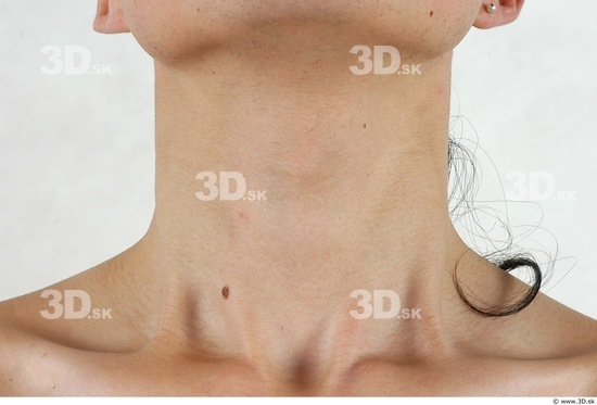 Neck Man Asian Nude Slim Studio photo references