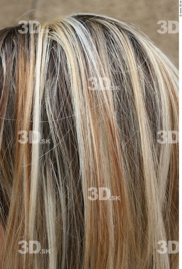 Hair Woman White Slim