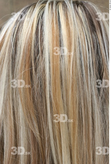 Hair Woman White Slim