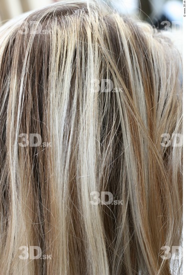 Hair Woman White Slim