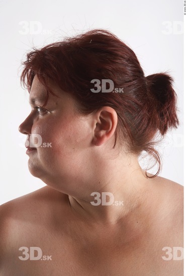 Whole Body Head Woman Animation references Slim Overweight Studio photo references