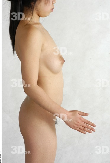 Arm Whole Body Phonemes Woman Animation references Asian Nude Slim Studio photo references