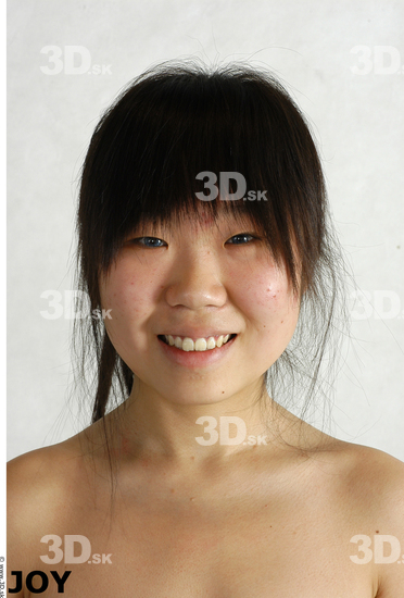 Face Whole Body Phonemes Emotions Woman Asian Nude Slim Studio photo references