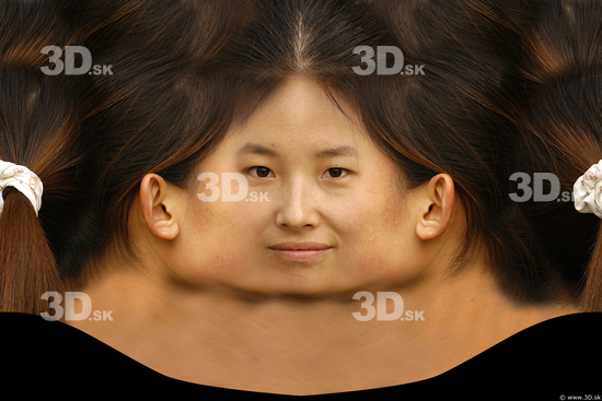 Woman White Head textures