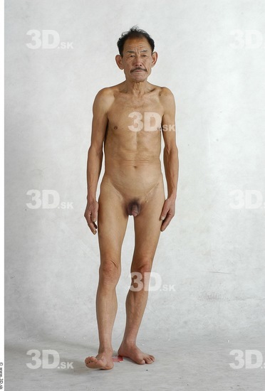 Whole Body Phonemes Man Animation references Asian Nude Underweight Studio photo references