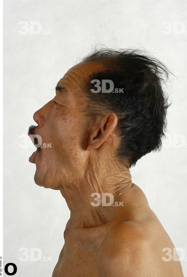 Face Whole Body Phonemes Man Asian Nude Underweight Studio photo references