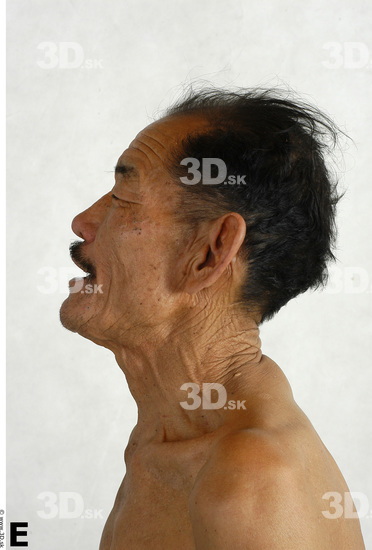 Face Whole Body Phonemes Man Asian Nude Underweight Studio photo references