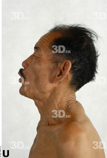 Face Whole Body Phonemes Man Asian Nude Underweight Studio photo references