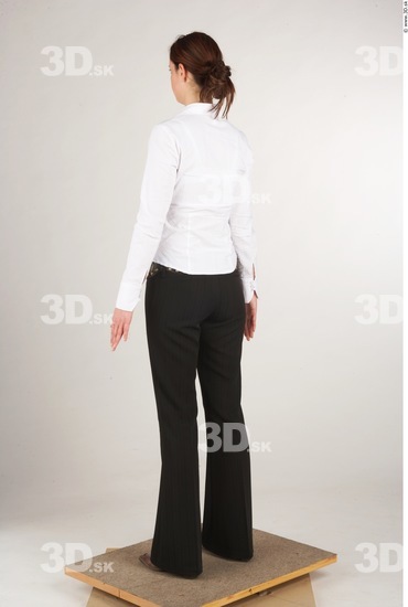 Whole Body Woman White Casual Slim