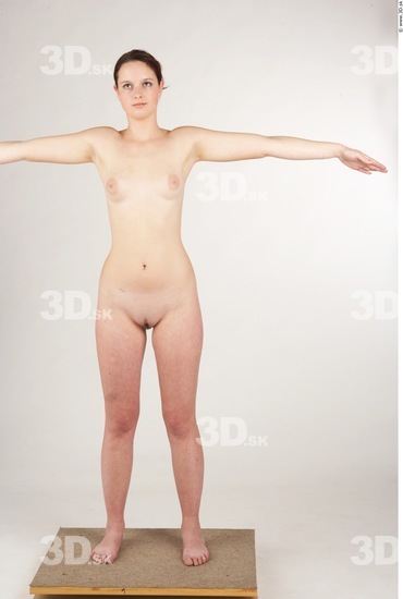 Whole Body Woman White Nude Slim