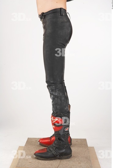 Leg Whole Body Man Tattoo Uniform Shoes Average Studio photo references