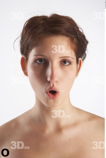 Face Whole Body Phonemes Woman Slim Studio photo references