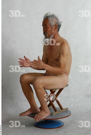 Whole Body Phonemes Man Artistic poses Asian Nude Average Studio photo references