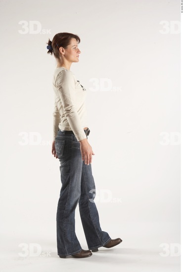 Whole Body Woman Animation references White Casual Slim