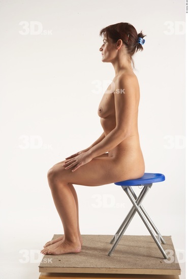 Whole Body Woman Artistic poses White Nude Slim