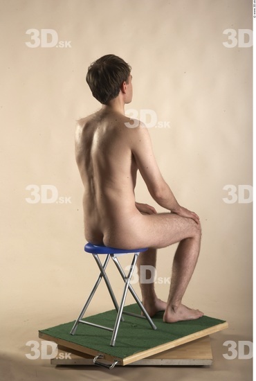 Whole Body Man Artistic poses White Nude Slim