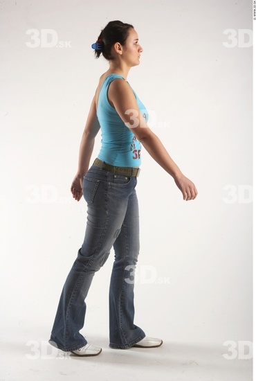 Whole Body Woman Animation references White Casual Average