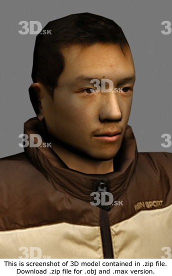 3D Model Asian Man