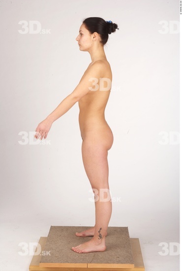 Whole Body Woman White Nude Slim