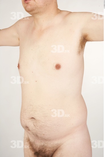 Upper Body Man White Nude Average