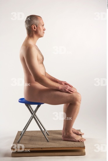 Whole Body Man Artistic poses White Nude Athletic