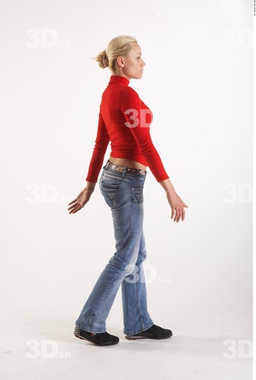 Whole Body Woman Animation references White Casual Slim