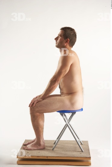 Whole Body Man Artistic poses White Nude Athletic