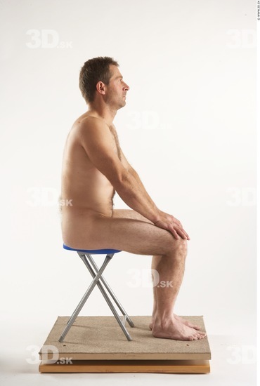 Whole Body Man Artistic poses White Nude Athletic