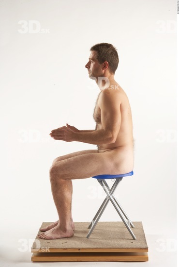 Whole Body Man Artistic poses White Nude Athletic