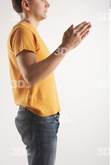 Forearm Man Animation references White Casual Slim