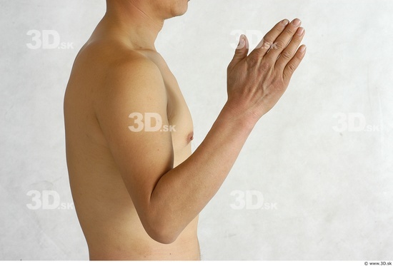 Whole Body Phonemes Man Asian Nude Slim Male Studio Poses